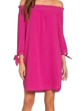 Vince Camuto Off Shoulder Orchid Dress Size 4
